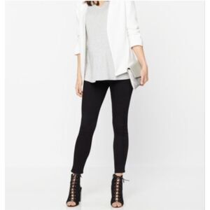 AG Adriano Goldschmied Womens Maternity Skinny Jeans Black 30R Stretch Waistband